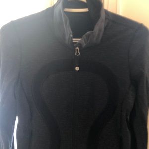 Yoga coat - tweed grey and black jacket
